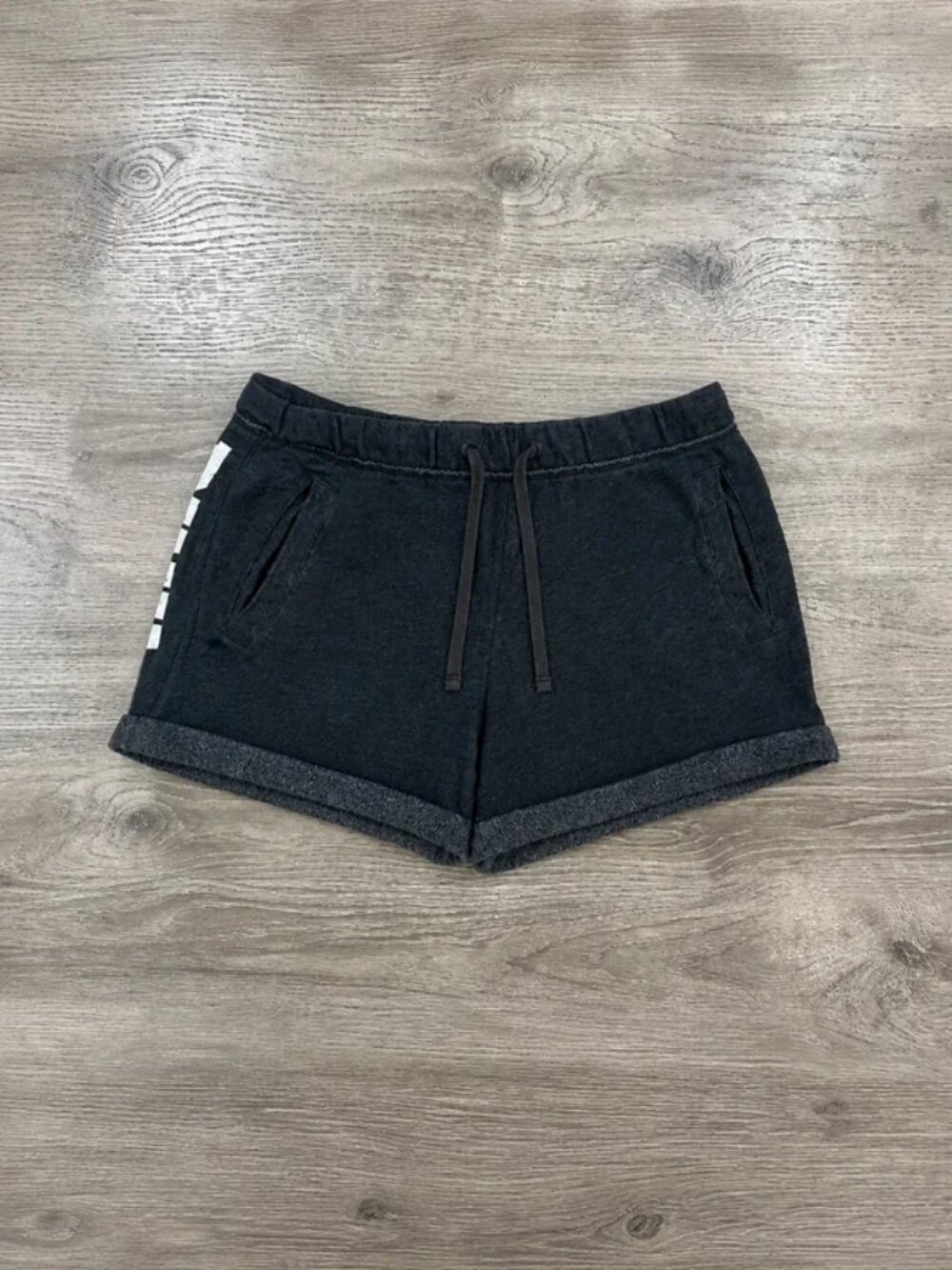 Victoria's Secret PINK Distressed Sweat Shorts (Grey)